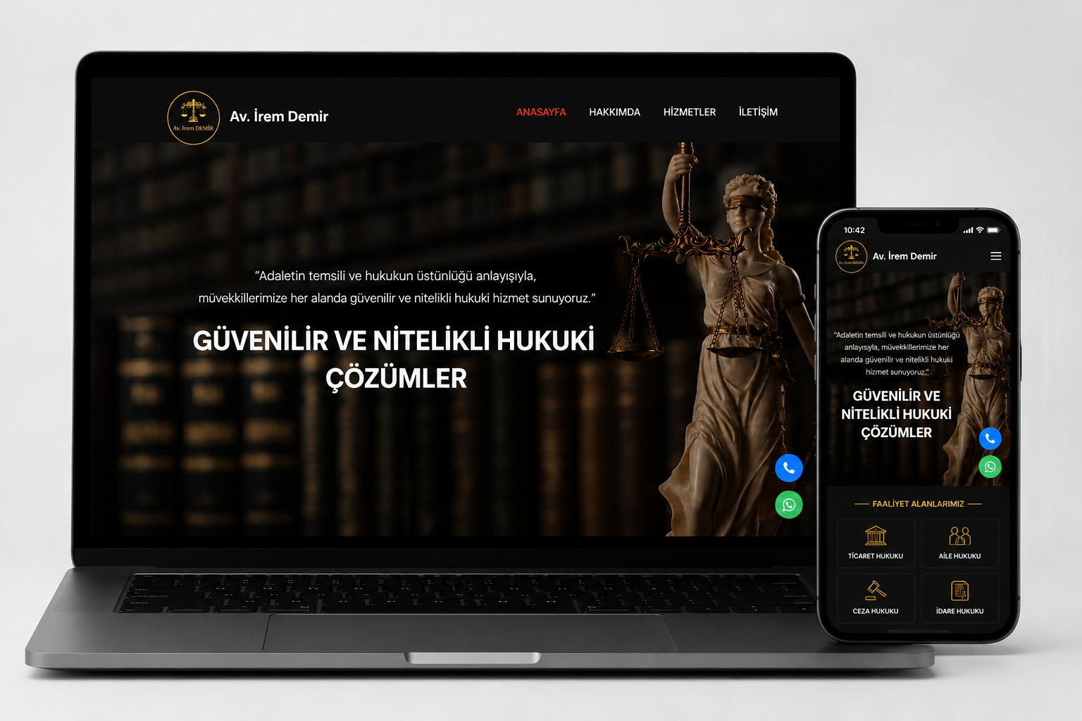 İrem Demir Law Office Web Sitesi